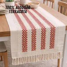 Caminho De Mesa Rustico Macramê Trilho Artesanal 1,50m 1,90m