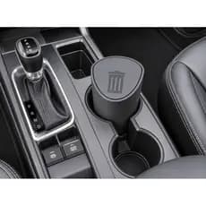 Porta Lixo Automotivo Compacto com Tampa – Lixeira para Carro Discreta e Moderna