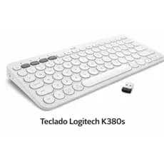 Teclado sem fio Logitech Pebble Keys 2 K380s - Branco
