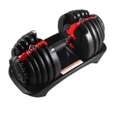 🔥 Halter Ajustável 2 a 24 kg – Versatilidade e Performance em um Só Produto! 🔥  Transforme seu treino com o halter ajust