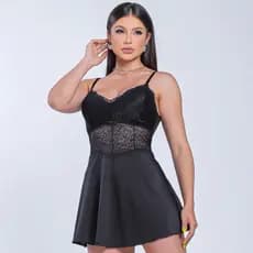 Camisola/Pijama/Roupa de dormir/Camisola curta/Camisola com calcinha