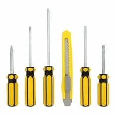 Kit Jogo De Chaves De Fenda, Philips E Estilete 6 Peças Multiuso