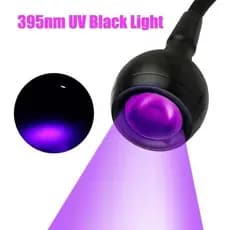 Mini Lâmpada Led USB De Mesa Com Clipe Flexível UV Para Unhas