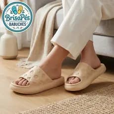 Babuche EVA Confortável Leve Antiderrapante Chinelo Casual Macio Sandália Unissex Ideal para Casa e Passeio