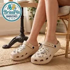 Babuche EVA Feminino Plataforma 7cm Leve Confortável Antiderrapante com Acessórios Delicados