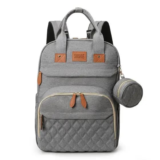 Novo portátil dobrável berço mamãe saco mosquiteiro USB grande capacidade Multi-camadas mãe bebê saco mochila mamãe saco