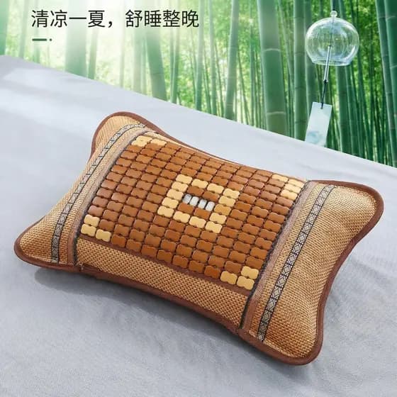 Travesseiro de chá de ervas de verão travesseiro legal Mahjong travesseiro único duro verão adulto verão chá travesseiro