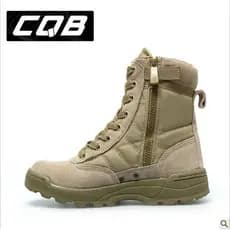 Ventilador militar ao ar livre inverno quente caminhadas sapatos botas táticas treinamento serviço especial botas de des