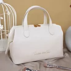 O novo estilo grande bolsa francesa de alto valor grande capacidade high-End saco cosmético portátil saco de armazenamen