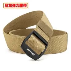 Cinto elástico calças masculinas cinto em forma de japonês fivela de liga Casual náilon respirável cinto ao ar livre não