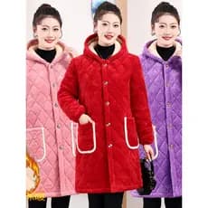 Forro de lã de inverno engrossado jaqueta acolchoada de algodão feminina jaqueta acolchoada de algodão feminina roupas l