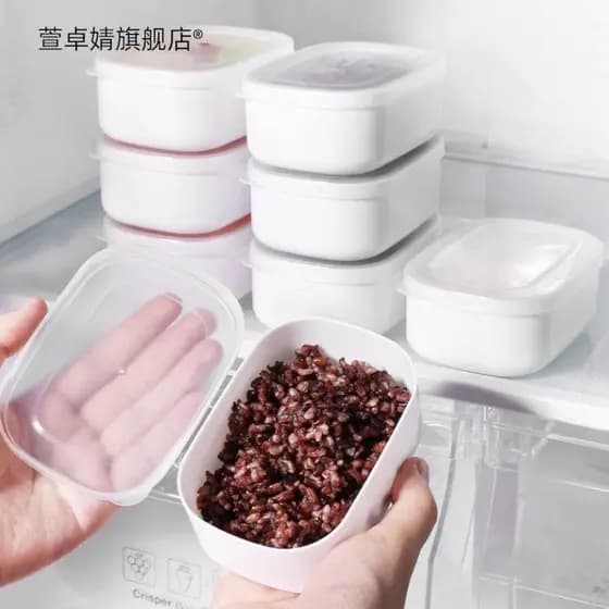 Caixa de Freezer para embalagem de arroz multigrãos, arroz integral, redução de gordura, refeição quantitativa, lancheir