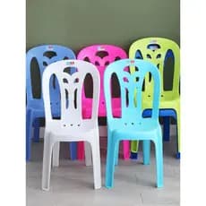 Nova cadeira de encosto de plástico cadeira de mesa de escritório casa Mahjong cadeira de mesa de jantar banco de mercad