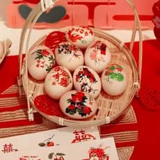 Palavra feliz adesivos mesa de noivado decoração ovo adesivos suprimentos de casamento enciclopédia casamento chinês fem