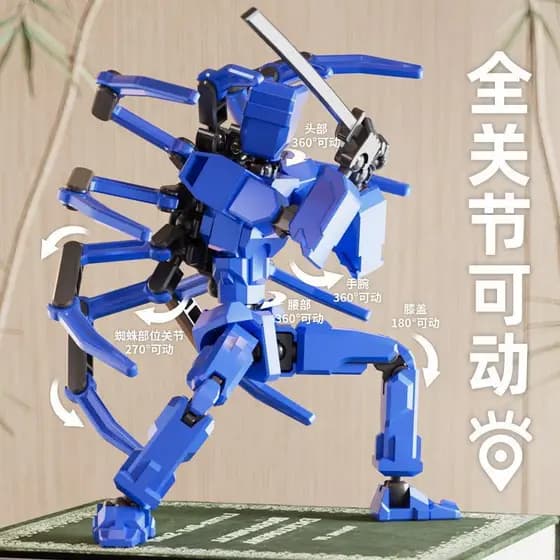 Novo produto montagem conjunta homem-aranha Multi-junta móvel aranha ornamentos educacional DIY montagem brinquedos infa