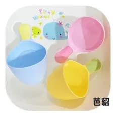 Colher de shampoo resistente a choques para chá de bebê, copo de shampoo espesso para crianças, concha de água, colher d