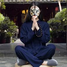 Lay roupas femininas algodão linho terno primavera outono manga comprida meditação roupas budistas tamanho grande verão