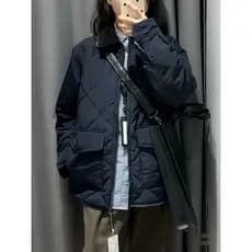 SUMU Retro Gola De Veludo Outono Inverno À Prova De Vento Impermeável Acolchoado Jaqueta Quente Jaqueta Acolchoada Homen