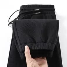 Waffle sweatpants masculino primavera outono calças masculinas cinza Leggings sweatpants verão calças casuais masculinas