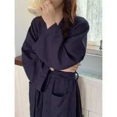 Casa roupas puro desejo estilo camisola High-End pijamas feminino primavera outono estilo roupão feminino estilo 2023 no
