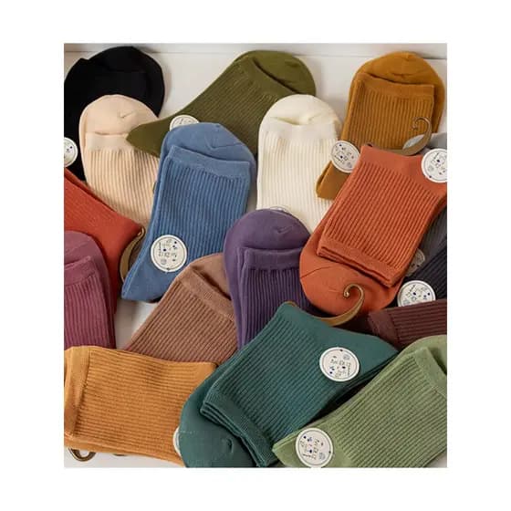 5 pares frete grátis meias de panturrilha 17 cores opcionais meias femininas meias masculinas meias de casal outono inve