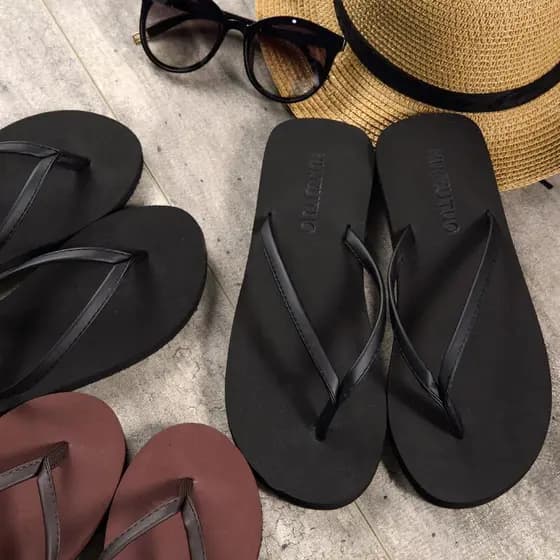 Simples flip-flops casal flip-flops homens mulheres verão antiderrapante sandálias de sola plana chinelos sapatos exteri