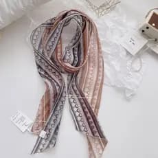 Estilo boêmio Popular de alta qualidade longo outono inverno lenço de seda cachecol usar estilo cachecol elegante acessó