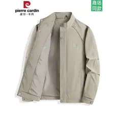 Pierre Cardan gola alta Workwear bonito jaqueta masculina primavera outono novo estilo jaqueta masculina Casual High-End
