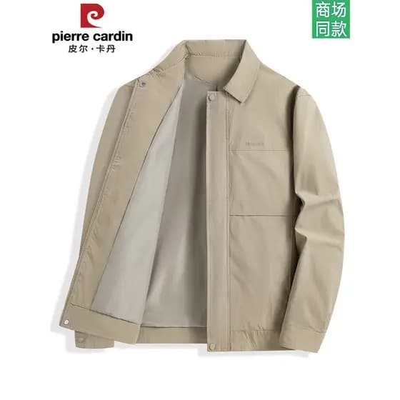 Pierre Cardan lapela simples ferramentas jaqueta masculina Casual primavera outono novo estilo masculino fino-ajuste jaq
