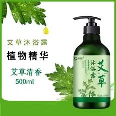 [Duas garrafas] Gel de banho de absinto de grande capacidade, limpeza profunda de poros, hidratante para homens e mulher