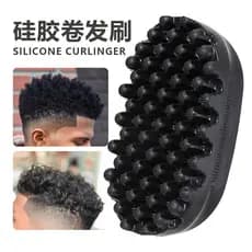 Demei Cross-Border preto curling escova suja trança pente portátil pequeno curling pente disco pente de cabelo preto fer