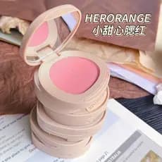 HERORANGE Pequeno Querida Flor Rosto Névoa Cor Blush Puro Desejo Baixa Saturação Fosco Delicado Festa de Estudante Blush