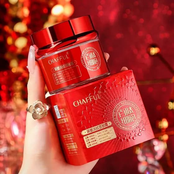 Chafful chafful firmador luz rugas peptídeo creme hidratante hidratante Anti-rugas endurecimento melhorando seco áspero