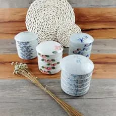 Jingdezhen Cerâmica Esmalte Completo Pintado à Mão Paleta de Cinco Camadas Placa de Tinta Placa de Pintura Chinesa Prato