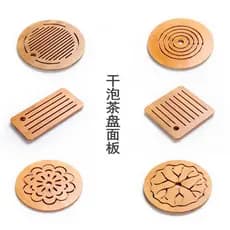 Bandeja de chá seco de cerâmica doméstica, peças sobressalentes, pequena mesa de chá Extra grande, painel de bambu do ma