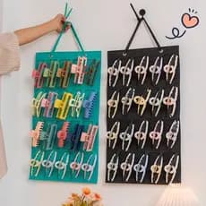 Grab clip armazenamento ferramenta útil cinto de parede dormitório doméstico menina crianças acessórios para o cabelo sa