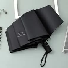 Guarda-sol de vinil uv, guarda-sol, chuva ou chuva, guarda-chuva automático de dupla utilização, guarda-chuva dobrável,
