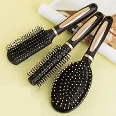 Pente de cabelo dedicado não machuca o cabelo estilo masculino pente estilo pente de cabelo encaracolado meninos rainha