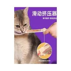 Squeeze tiras de nutrição lanches líquidos tiras de alimentação do gato colher especial alimentador Pet gato tiras alime