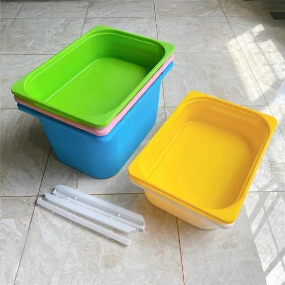 Cesta de armazenamento do jardim de infância Schufate organizador caixa de armazenamento de brinquedos das crianças caix