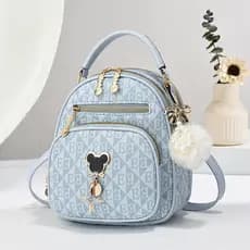 Mochila feminina 2024 novo estilo moda Casual feminino estudante mochila de alta qualidade resistente ao desgaste