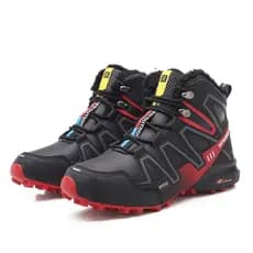 Sapatos de caminhada quente ao ar livre inverno velo-velo masculino Cross-Border 2022 sapatos de caminhada de alta quali
