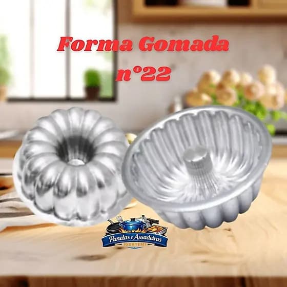 Forma decorada - Gomada n°22 - forma redonda - Forma gomada