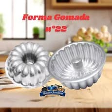 Forma decorada - Gomada n°22 - forma redonda - Forma gomada