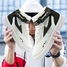 Tenis Botinha Cano Alto Masculino Feminino Estiloso Super Promoção