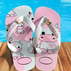 Chinelo Feminino Vaquinha Confortável