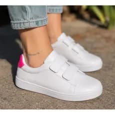 Sapatênis Menininha Velcro (COM A LOGO) Famosa
