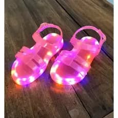 Papete infantil calce fácil Feminina com led promoção lançamento novidades