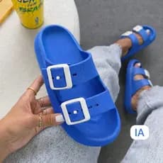 Aproveitem Sandália Soft Slide Feminina e Masculina Nuvem  Fivela Ajustável Copa 2026