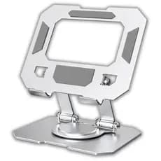 Suporte Giratório Shippei Ml-1304 Mesa Para Tablet Notebook Alumínio Prateado
